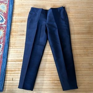 Pleated Navy Pants from Talbots